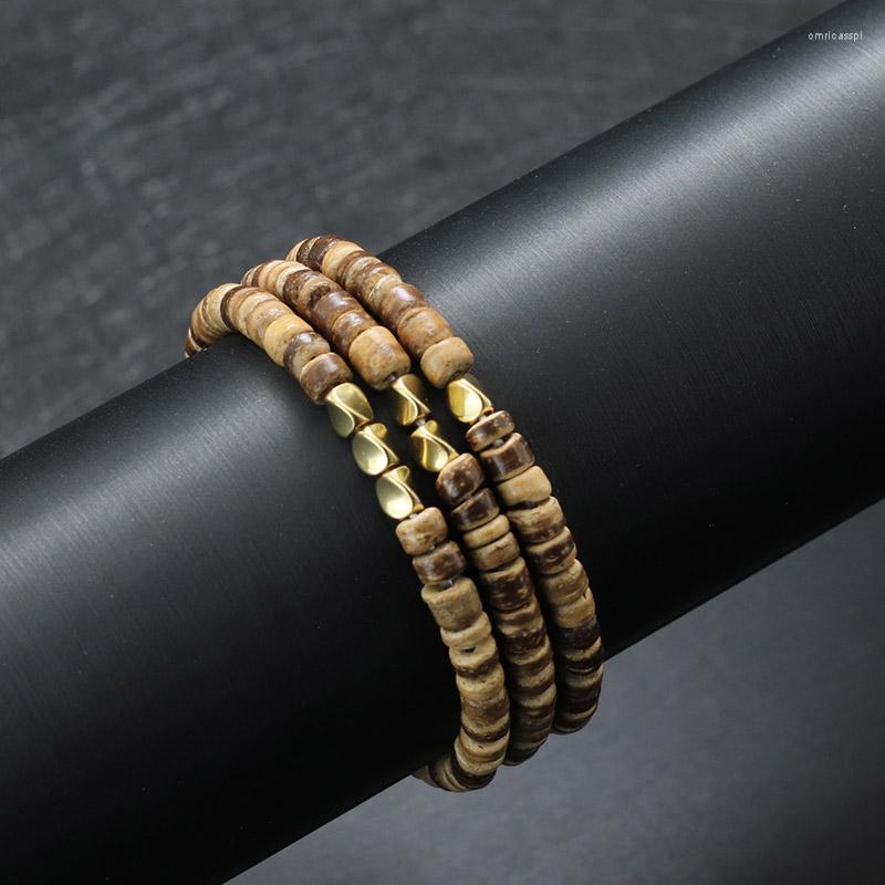 Charm Bracelets 3 Pieces Men Bracelet Set 4mm Rice Bead Braclet Homme Natural Wooden Braslet Irregular Copper Stone Brazalete Pulseira
Charm Bracelets 3 Pieces Men Bracelet Set 4mm Rice Bead Braclet Homme Natural Wooden Braslet Irregular Copper Stone Brazalete Pulseira