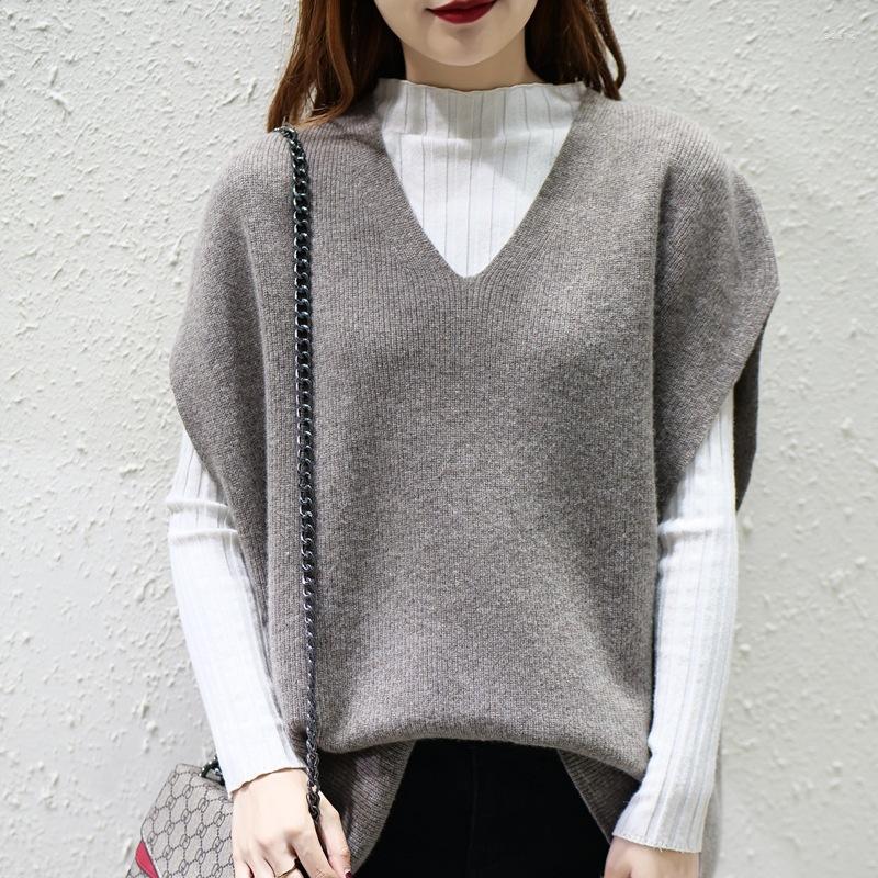 Women' Vests Cashmere Vest Autumn And Winter Women' 2022 Korean Style Loose Knitted Waistcoat Outer Shawl V-neck Batwing Shirt, Blue
Women' Vests Cashmere Vest Autumn And Winter Women' 2022 Korean Style Loose Knitted Waistcoat Outer Shawl V-neck Batwing Shirt, Blue