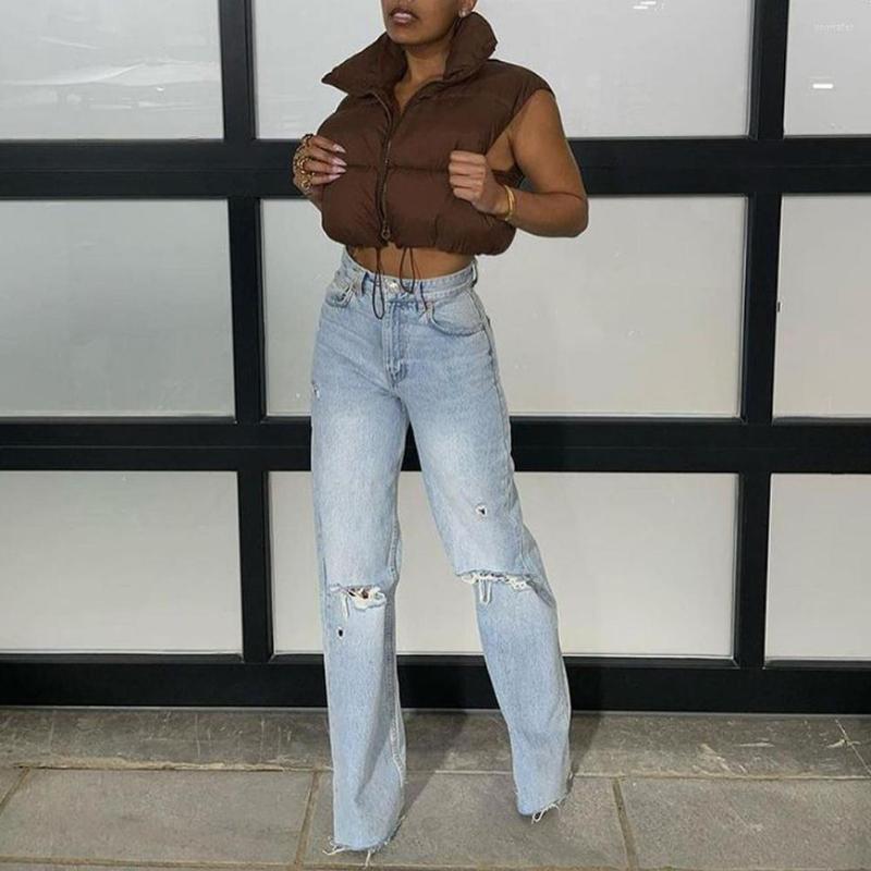 Women's Vests Winter Female Waistcoat Vest Sexy Sleeveless Short Cropped Coat Stand Collar Drawstring Casual Zipper Fashion For Party, Brown
Women's Vests Winter Female Waistcoat Vest Sexy Sleeveless Short Cropped Coat Stand Collar Drawstring Casual Zipper Fashion For Party, Brown