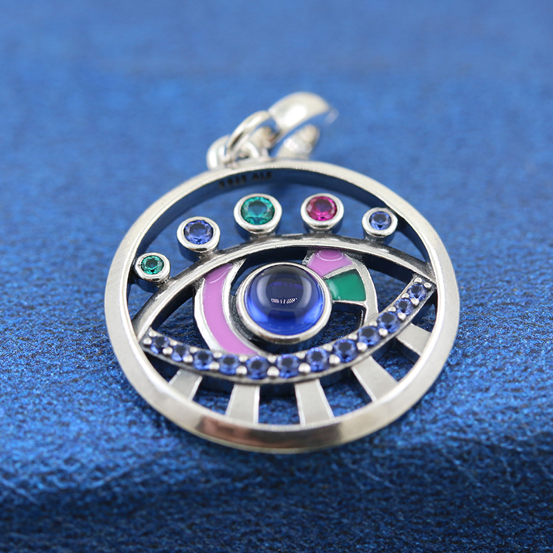 925 Sterling Silver ME Styling The Eye Medallion Charm Bead Only Fits European Pandora Me Type Jewelry Bracelets Necklaces
925 Sterling Silver ME Styling The Eye Medallion Charm Bead Only Fits European Pandora Me Type Jewelry Bracelets Necklaces