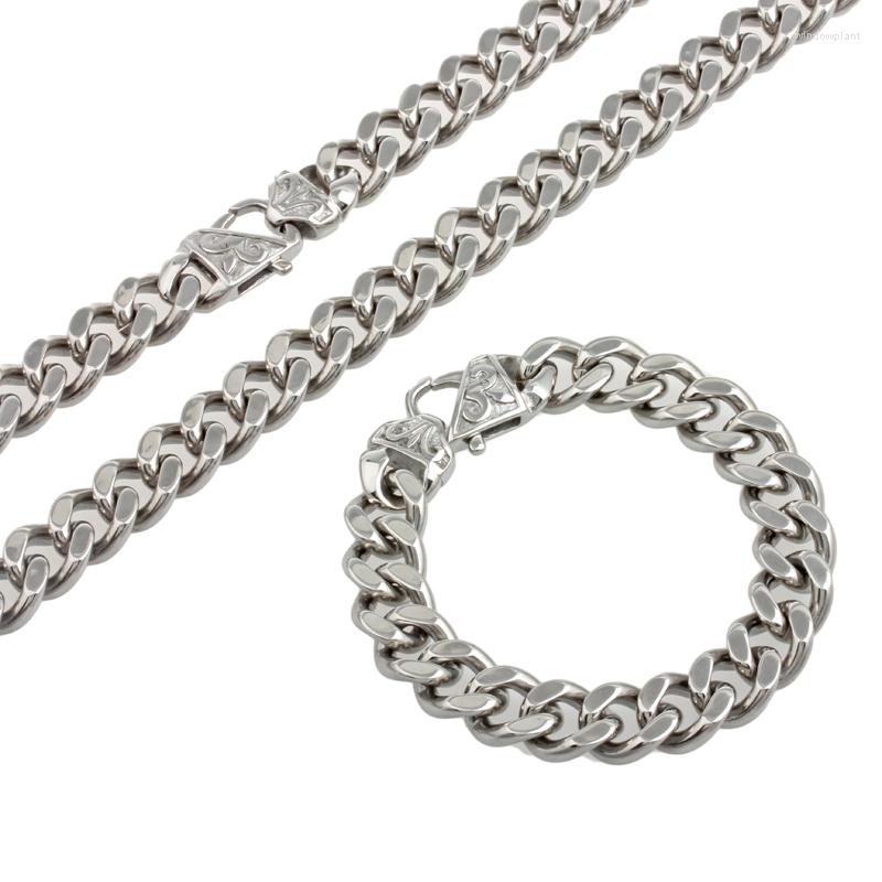 Necklace Earrings Set 11mm/15mm Cuban Curb Link Chain Bracelet For Mens Jewelry Stainless Steel Silver High Polished, Picture shown
Necklace Earrings Set 11mm/15mm Cuban Curb Link Chain Bracelet For Mens Jewelry Stainless Steel Silver High Polished, Picture shown