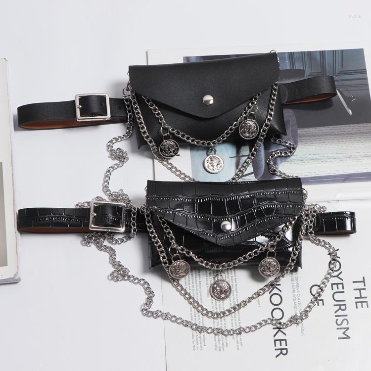 Waist Bags Alligator PU Leather Belt With Phone Bag Punk Mutli-layer Chain Packs Summer Street Women Purse Shoulder
Waist Bags Alligator PU Leather Belt With Phone Bag Punk Mutli-layer Chain Packs Summer Street Women Purse Shoulder