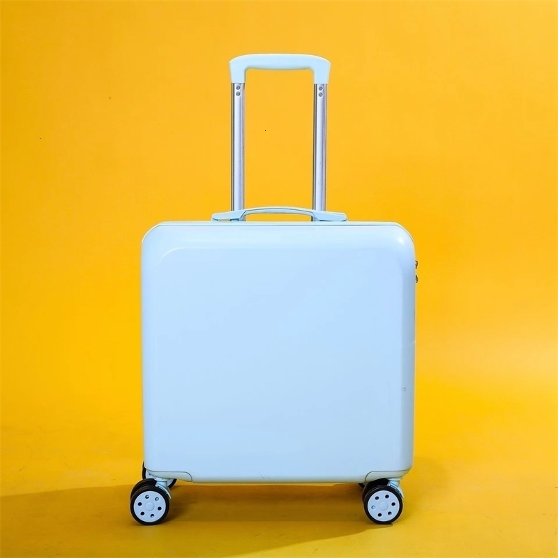 Suitcases Patent Design Candy Colored Trolley Case Unisex Rollong Luggage 18 Inches 221130
Suitcases Patent Design Candy Colored Trolley Case Unisex Rollong Luggage 18 Inches 221130