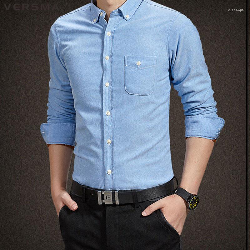 Men's Dress Shirts VERSMA Fashion Brand Men Clothes Slim Fit Pink Mens Long Sleeve Shirt Solid Cotton Social Casual Tuxedo Plus Size 5XL, Black
Men's Dress Shirts VERSMA Fashion Brand Men Clothes Slim Fit Pink Mens Long Sleeve Shirt Solid Cotton Social Casual Tuxedo Plus Size 5XL, Black
