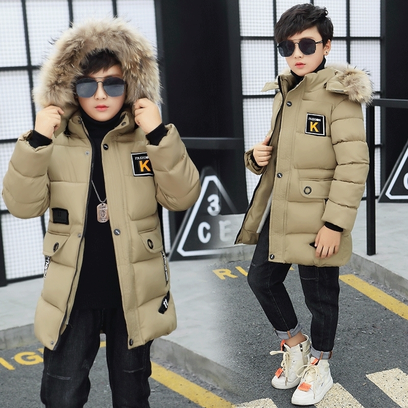 Down Coat Kid Winter Jacket Boy Play In The Park 9 Children's Clothing 13 Coats 14 Outerwear 15 Thick Cotton Hooded Thickening -30 Degrees 221201
