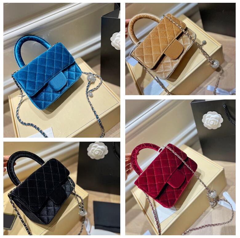TZ Luxury Designer bags Velvet Diamond Ball Square Fat Handbag Classic Diamond Quilted Flap Shoulder Bag lady Silver Metal Chain Sacoche Cosmetic Crossbody purses, Red
TZ Luxury Designer bags Velvet Diamond Ball Square Fat Handbag Classic Diamond Quilted Flap Shoulder Bag lady Silver Metal Chain Sacoche Cosmetic Crossbody purses, Red