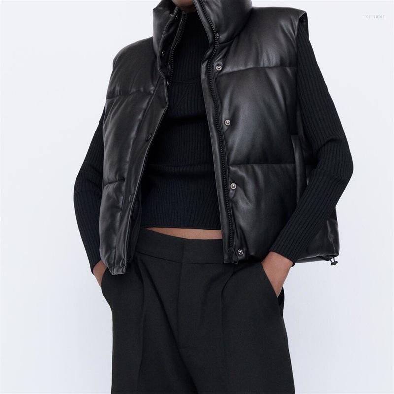 Women's Vests Fall/Winter 2022 Women's Retro Warm Sleeveless Vest Jacket Fashion Faux Leather Cotton Thick Padded, Black
Women's Vests Fall/Winter 2022 Women's Retro Warm Sleeveless Vest Jacket Fashion Faux Leather Cotton Thick Padded, Black