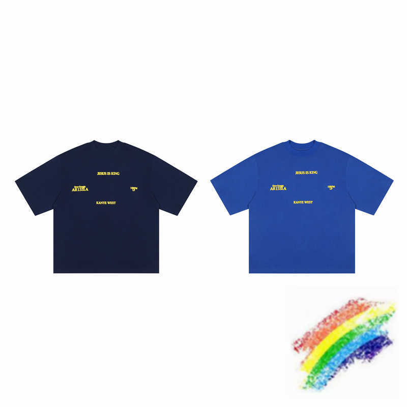 Men's T-Shirts CPFM Jesus is King Chicago T Shirts Men Women Top Tees T-shirt T221130