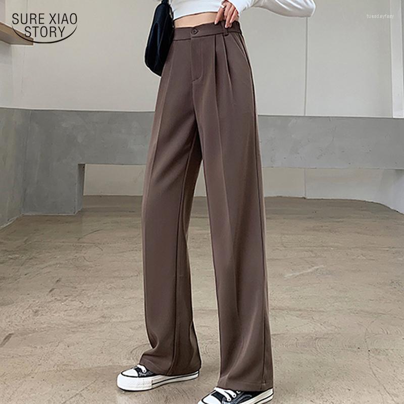 Women's Pants 2022 Casual Boyfriend Wide Leg Women Autumn Handsome White Trousers High Waist Straight Loose Suit 16345
Women's Pants 2022 Casual Boyfriend Wide Leg Women Autumn Handsome White Trousers High Waist Straight Loose Suit 16345