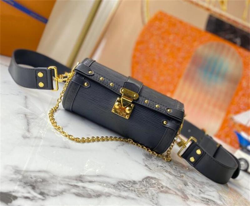 Fashion bag tote PAPILLON TRUNK luxury handbag designer Genuine Leather Drum bags Monograms chain Women Shoulder Crossbody pocket messenger wallet purse M57835 
Fashion bag tote PAPILLON TRUNK luxury handbag designer Genuine Leather Drum bags Monograms chain Women Shoulder Crossbody pocket messenger wallet purse M57835