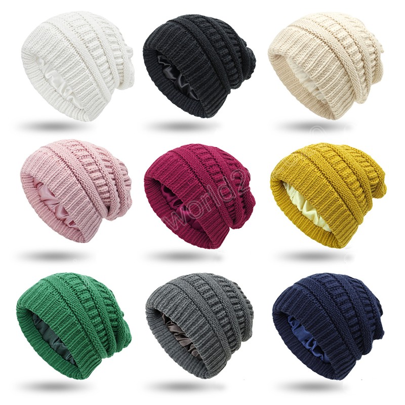Winter Knit Beanie Hats for Women Silk Satin Lined Chunky Cap Soft Stretch Cable Knit Warm Slouchy Beanies Hat
Winter Knit Beanie Hats for Women Silk Satin Lined Chunky Cap Soft Stretch Cable Knit Warm Slouchy Beanies Hat