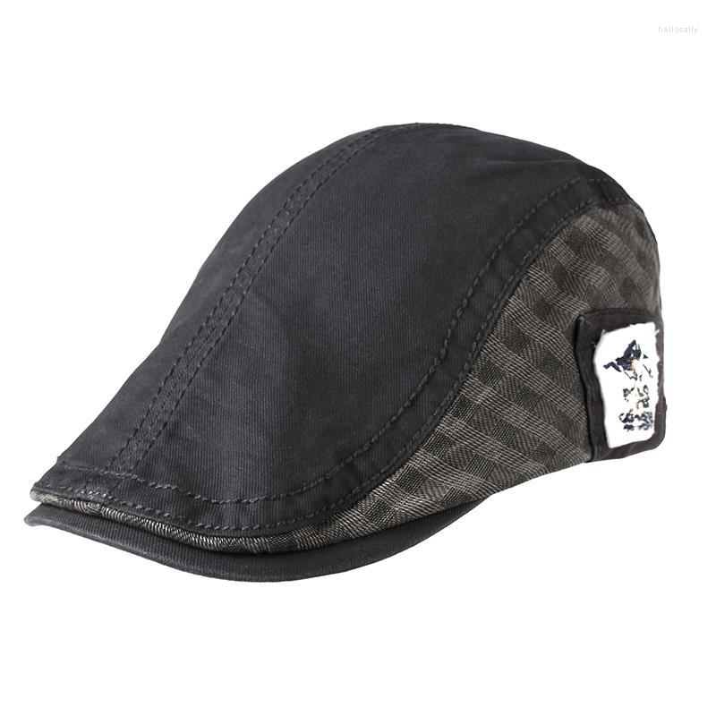 Berets High Quality Brand Mens Solid Cotton Cap Golf Driving Sun Flat Cabbie Beret Hat, Black
Berets High Quality Brand Mens Solid Cotton Cap Golf Driving Sun Flat Cabbie Beret Hat, Black