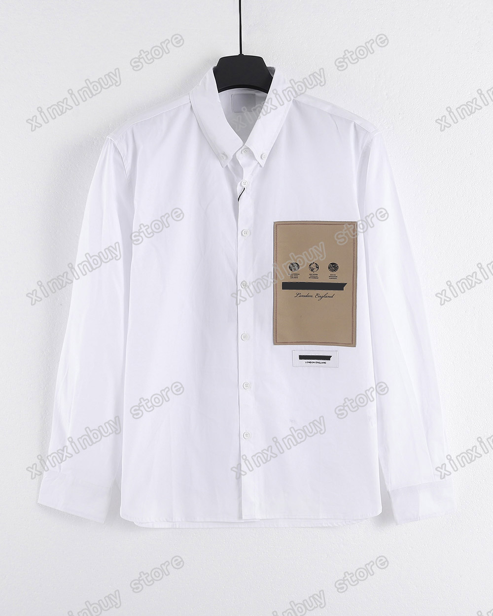 xinxinbuy Men designer Tee t shirt paris London patch Embroidery England long sleeve cotton women white khaki S-XL, 01
xinxinbuy Men designer Tee t shirt paris London patch Embroidery England long sleeve cotton women white khaki S-XL, 01