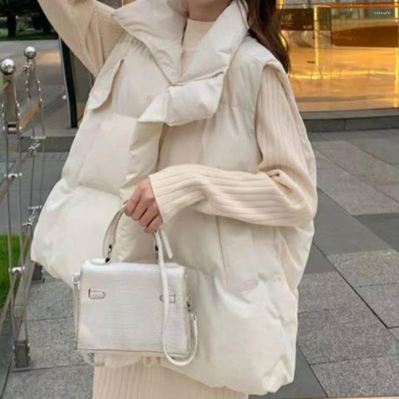 Women' Vests Down Waistcoat Side Pockets Sleeveless Stand Collar Loose Fit Zipper Cold Resistant Unique Cutting Lightweight Warm Outerwear, Beige
Women' Vests Down Waistcoat Side Pockets Sleeveless Stand Collar Loose Fit Zipper Cold Resistant Unique Cutting Lightweight Warm Outerwear, Beige