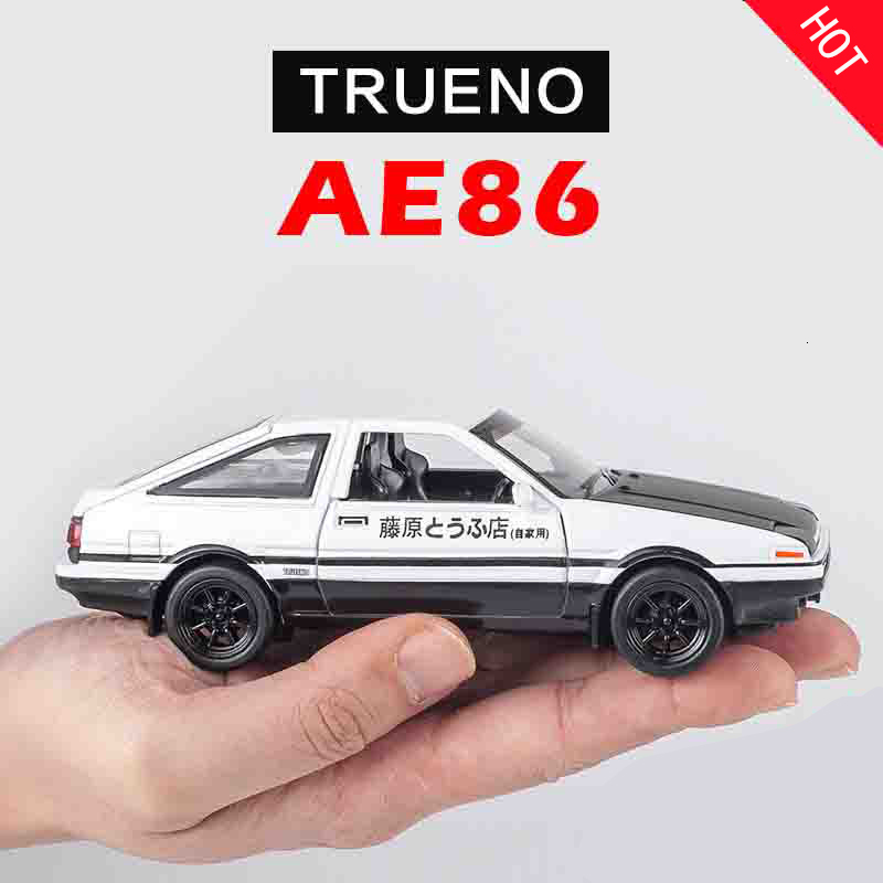 

Diecast Model car 1 28 Toy INITIAL D AE86 Metal Alloy Diecasts Vehicles Miniature Scale s For Children 221201