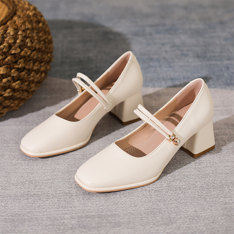 2022 Fashion work French Mary Jane Shoes women's new gentle wind shallow mouth high heels professional single shoe women, Khaki
2022 Fashion work French Mary Jane Shoes women's new gentle wind shallow mouth high heels professional single shoe women, Khaki