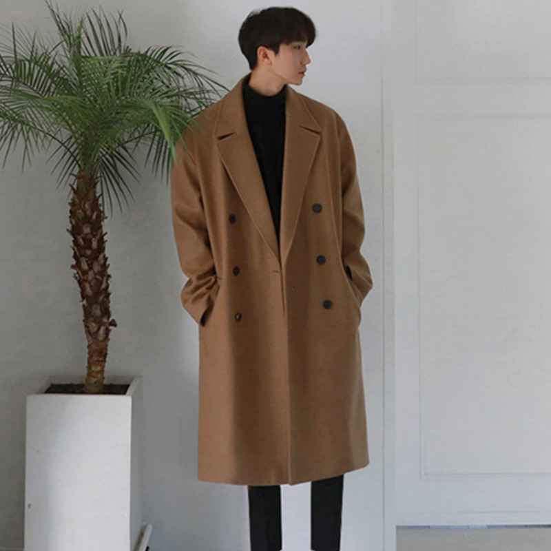 Men's Wool Blends IEFB Autumn Winter Medium Length Coat Thickened Fashionable Woolen Korean Loose Casual Double Breasted Clothes 9Y4774 221201, Black
Men's Wool Blends IEFB Autumn Winter Medium Length Coat Thickened Fashionable Woolen Korean Loose Casual Double Breasted Clothes 9Y4774 221201, Black