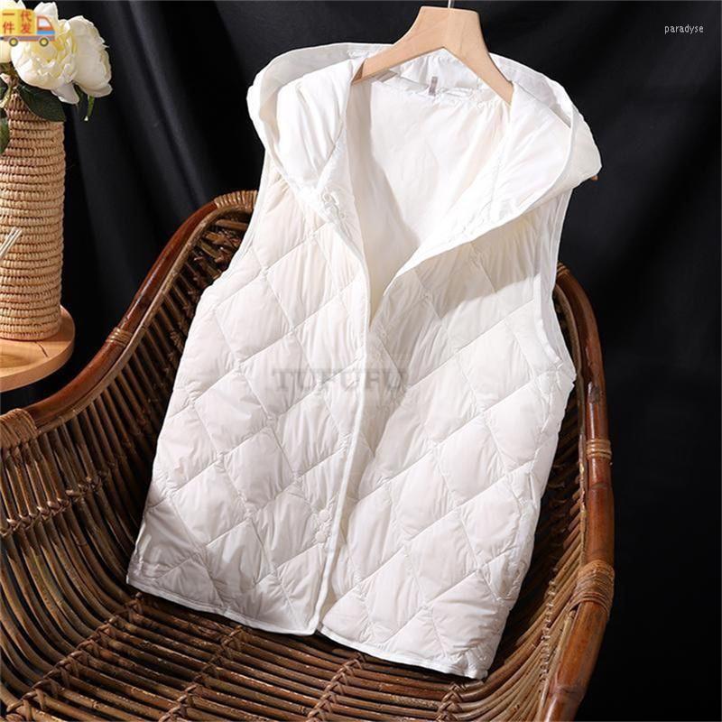 Women's Vests 2022 White Down Cotton Vest Jacket Women Hooded Sleeveless Padded Outer Wear Autumn Winter Waistcoat Coat, Black
Women's Vests 2022 White Down Cotton Vest Jacket Women Hooded Sleeveless Padded Outer Wear Autumn Winter Waistcoat Coat, Black