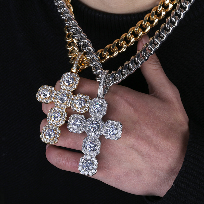 Hip Hop Large Cross Pendant Necklace Bling Zircon Real Gold Plated Men Jewelry
Hip Hop Large Cross Pendant Necklace Bling Zircon Real Gold Plated Men Jewelry