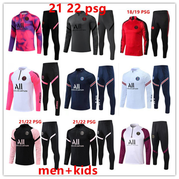 21 22 PSGs tracksuit MBAPPE soccer jersey 20/21/22 Classic style SERGIO RAMOS MARQUINHOS VERRATTI ICARDI DI MARIA DRAXLER adult kids football Paris trascksuit suit
21 22 PSGs tracksuit MBAPPE soccer jersey 20/21/22 Classic style SERGIO RAMOS MARQUINHOS VERRATTI ICARDI DI MARIA DRAXLER adult kids football Paris trascksuit suit