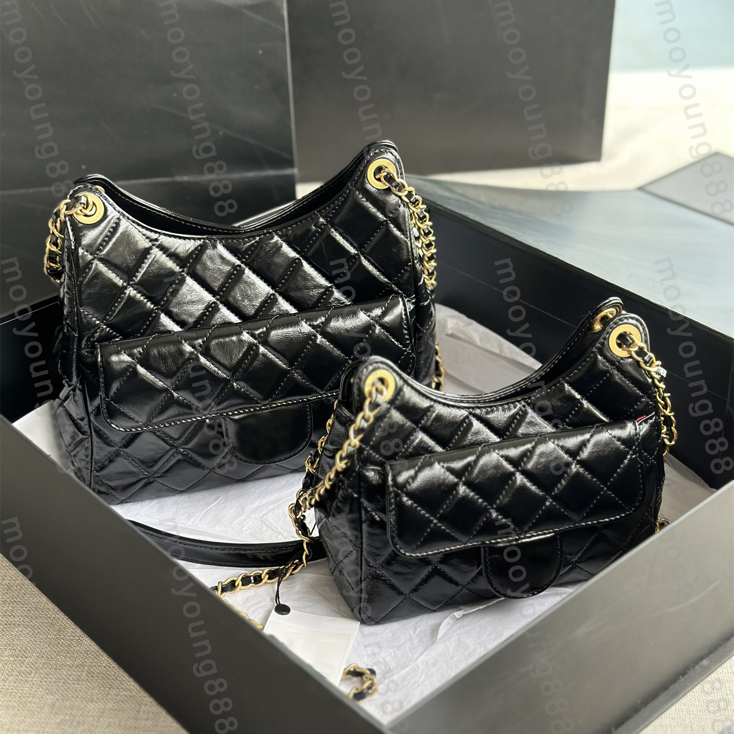 10A Top Tier Mirror Quality Small Hobo Bag 22.5cm Womens Real Leather Calfskin Quilted Flap Purse Handbag Luxury Designers Black Shoulder Strap Chain Box Bag, Carton
10A Top Tier Mirror Quality Small Hobo Bag 22.5cm Womens Real Leather Calfskin Quilted Flap Purse Handbag Luxury Designers Black Shoulder Strap Chain Box Bag, Carton
