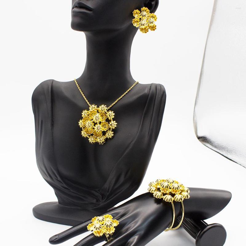 Necklace Earrings Set African Dubai 24k Gold Plated Pendant For Women Items To Nigeria Luxury Quality Wedding, Picture shown
Necklace Earrings Set African Dubai 24k Gold Plated Pendant For Women Items To Nigeria Luxury Quality Wedding, Picture shown