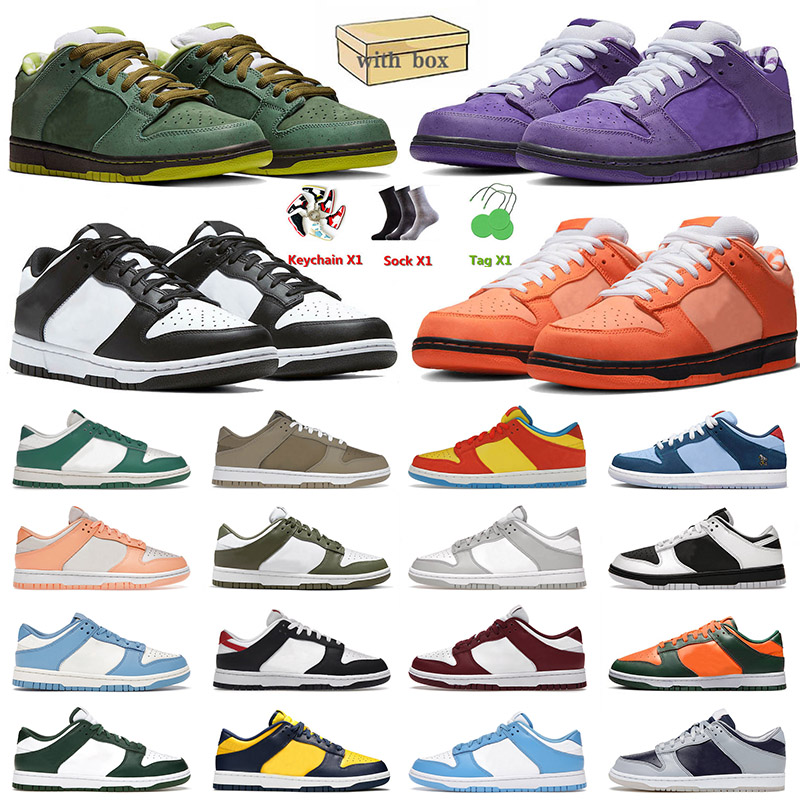 With Box 2023 Men Basketball Shoes Dunks Low Orange Lobster Black White Panda Why So Sad UCLA for Mens Women Triple Pink Skate Trainers Sneakers 36-48
With Box 2023 Men Basketball Shoes Dunks Low Orange Lobster Black White Panda Why So Sad UCLA for Mens Women Triple Pink Skate Trainers Sneakers 36-48