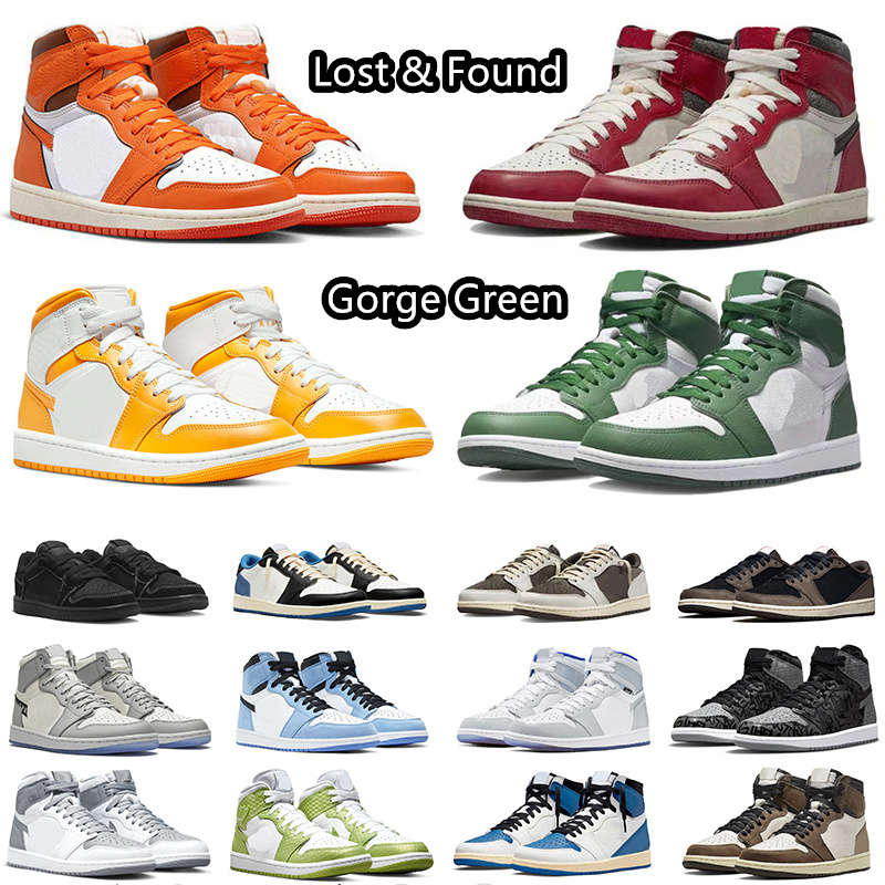 Jumpman 1 Starfish Basketball Shoes Lost and Found 1s Gorge Green Travis Scotts Black Phantom Reverse Mocha Wolf Grey trainers sneakers for, Item#15
Jumpman 1 Starfish Basketball Shoes Lost and Found 1s Gorge Green Travis Scotts Black Phantom Reverse Mocha Wolf Grey trainers sneakers for, Item#15