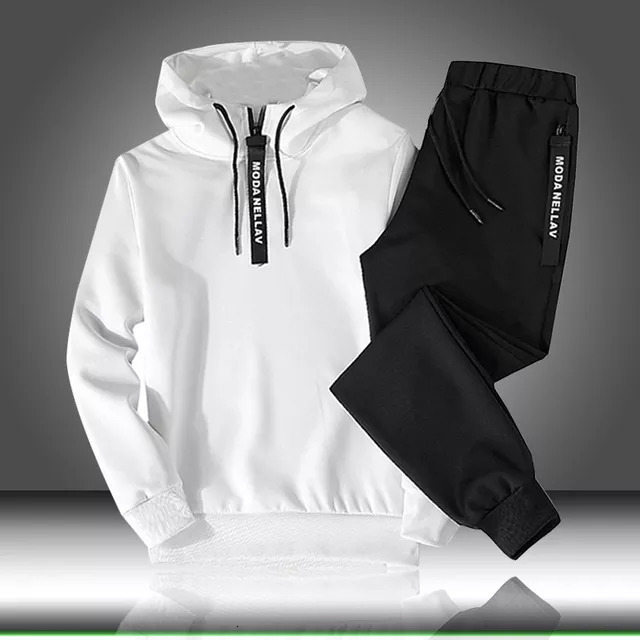 Men's Tracksuits Tracksuit Men Autumn Winter Hooded Sweatshirt Drawstring Outfit Sportswear Male Suit Pullover Two Piece Set Casual 221201, 738black
Men's Tracksuits Tracksuit Men Autumn Winter Hooded Sweatshirt Drawstring Outfit Sportswear Male Suit Pullover Two Piece Set Casual 221201, 738black