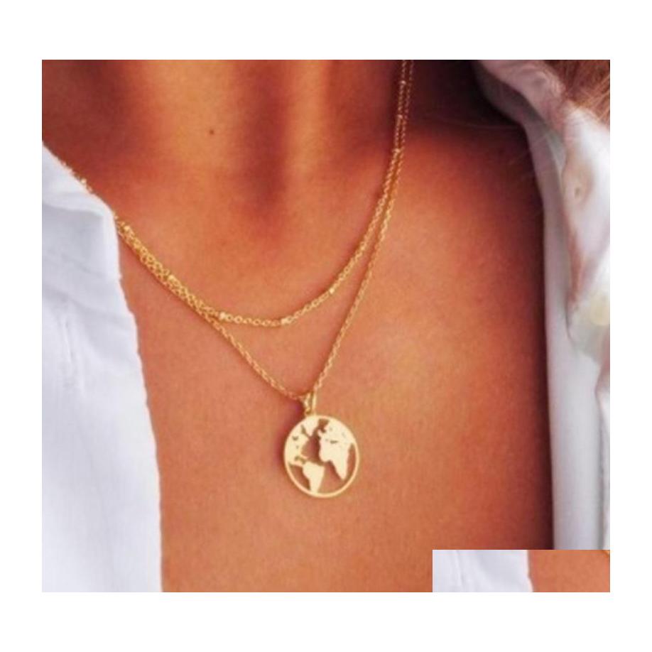 Pendant Necklaces Fashion Round World Map Pendant Necklace For Women Bohemian Bead Chain Choker Mtilayer Bijoux Collares Mujer Colli Dhbdh
Pendant Necklaces Fashion Round World Map Pendant Necklace For Women Bohemian Bead Chain Choker Mtilayer Bijoux Collares Mujer Colli Dhbdh