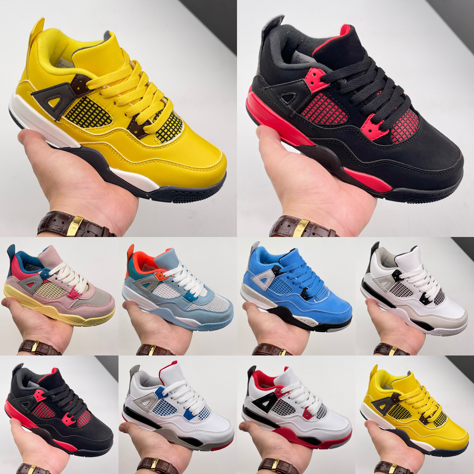 2023 kids Jumpman 4 4s Basketball Shoes university blue sail fire red pink what the royalty bred hot lava pure money fashion PS infants designer sneakers US 6C-5Y 22-37, As photo 21
2023 kids Jumpman 4 4s Basketball Shoes university blue sail fire red pink what the royalty bred hot lava pure money fashion PS infants designer sneakers US 6C-5Y 22-37, As photo 21