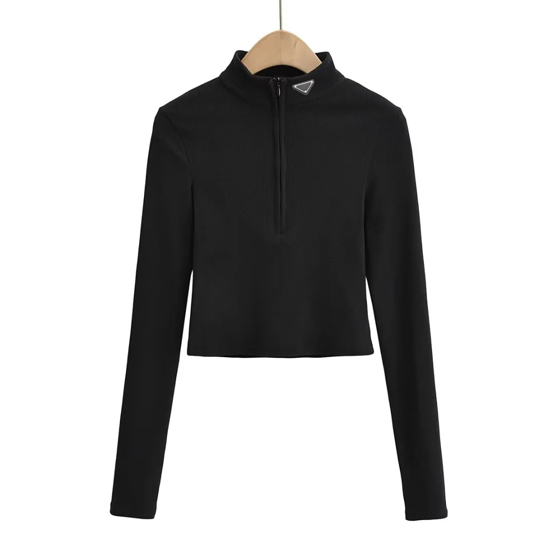 Fashion Knits Tees tops Womens designer sweater Knitted Pullover Stand Collar Half Zip High end brand Top Woman Short T-shirt women designer clothes, Pink
Fashion Knits Tees tops Womens designer sweater Knitted Pullover Stand Collar Half Zip High end brand Top Woman Short T-shirt women designer clothes, Pink