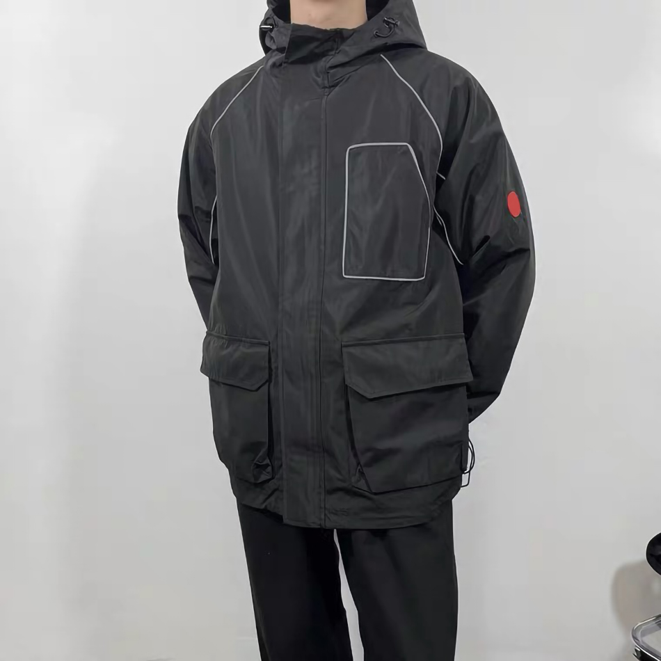 22FW Japanese 3M Reflective Strip Hooded Men's Jackets Women Waterproof Windproof Coats Thick Warm Clothes Street Fashion Cotton Jackets Outwear TJAMMWT04, Black
22FW Japanese 3M Reflective Strip Hooded Men's Jackets Women Waterproof Windproof Coats Thick Warm Clothes Street Fashion Cotton Jackets Outwear TJAMMWT04, Black