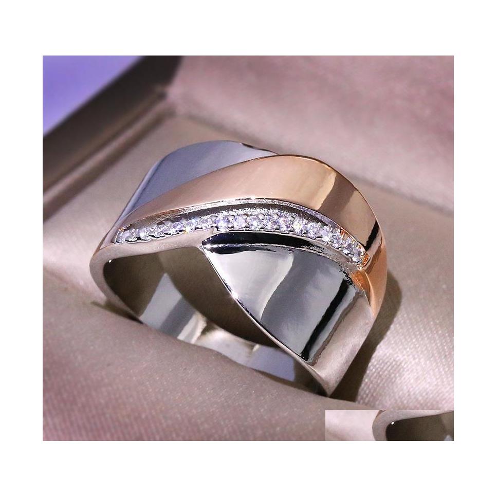 Band Rings Fashion Jewelry Ladies Rose Gold Ring Simple Crossed Ziron Drop Delivery Dhjrw
Band Rings Fashion Jewelry Ladies Rose Gold Ring Simple Crossed Ziron Drop Delivery Dhjrw