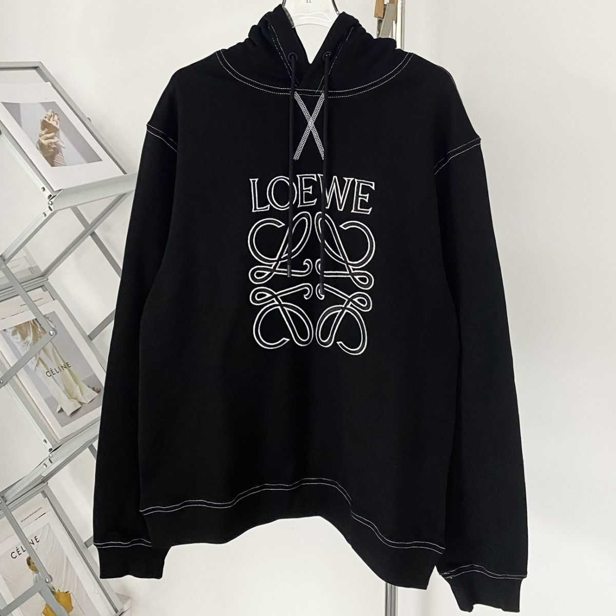 New Designer Loew' Sweatshirts Luxury Hoodies Ming Embroidery Hoodie high quality cotton pullover long sleeves sweaters, Black
New Designer Loew' Sweatshirts Luxury Hoodies Ming Embroidery Hoodie high quality cotton pullover long sleeves sweaters, Black