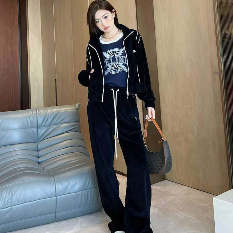 Women's Jacket Sweater Coat Cell 22FW Celebrity Embroidery Short 2022 Autumn Fashion Sports High Waist Casual Pants Two SetElegant Cla VOOE, New black
Women's Jacket Sweater Coat Cell 22FW Celebrity Embroidery Short 2022 Autumn Fashion Sports High Waist Casual Pants Two SetElegant Cla VOOE, New black