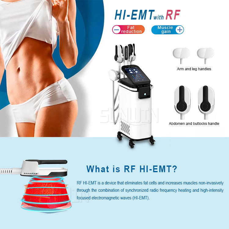 New seller HIEMT Sculpting EMSlim Neo HI-EMT Machine 4 handles with RF EMS Muscle Stimulator Electromagnetic weight loss Fat Burning Body Shaping Beauty Equipment
New seller HIEMT Sculpting EMSlim Neo HI-EMT Machine 4 handles with RF EMS Muscle Stimulator Electromagnetic weight loss Fat Burning Body Shaping Beauty Equipment