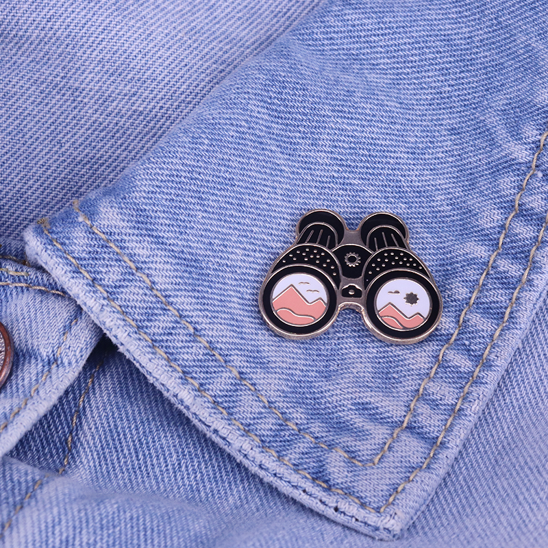 Binocular telescope mountain clouds enamel pin brooch Cute Anime Movies Games Hard Enamel Pins Collect Metal Cartoon Brooch, As picture
Binocular telescope mountain clouds enamel pin brooch Cute Anime Movies Games Hard Enamel Pins Collect Metal Cartoon Brooch, As picture