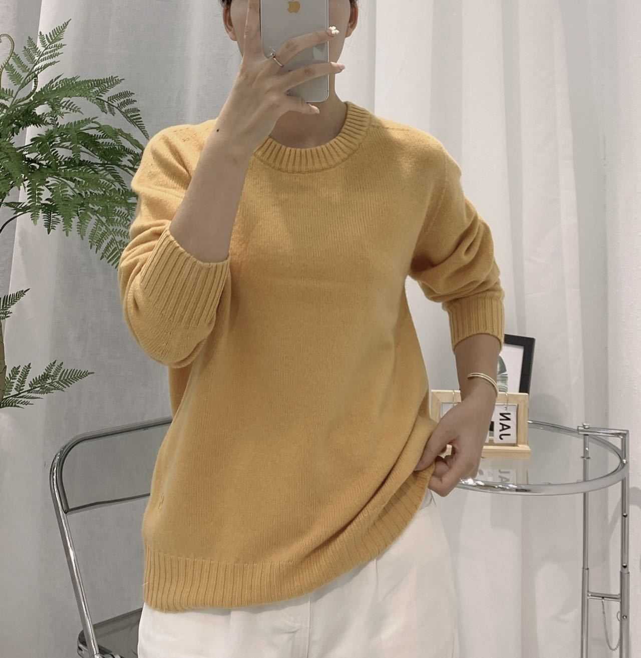 Women's Jacket Sweater Coat Cell 22FW Celebrity Autumn and Winter High Heavy Round Neck Loose Wool Solid ColorElegant Class 26FP, Beige
Women's Jacket Sweater Coat Cell 22FW Celebrity Autumn and Winter High Heavy Round Neck Loose Wool Solid ColorElegant Class 26FP, Beige