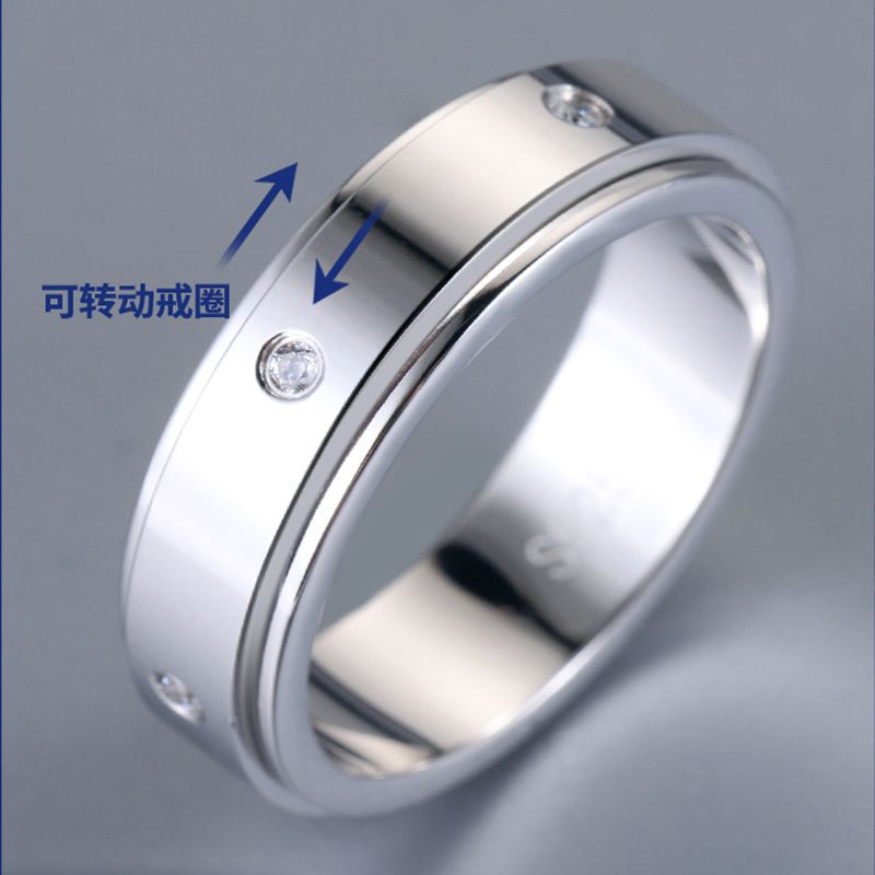 2022 New Design Top-Quality Turning Band ring Couple Love Rings 100% 925 sterling silver Rotatable Rings Fashion Women&men wedding Jewelry Lady Party Lucky future ring
2022 New Design Top-Quality Turning Band ring Couple Love Rings 100% 925 sterling silver Rotatable Rings Fashion Women&men wedding Jewelry Lady Party Lucky future ring