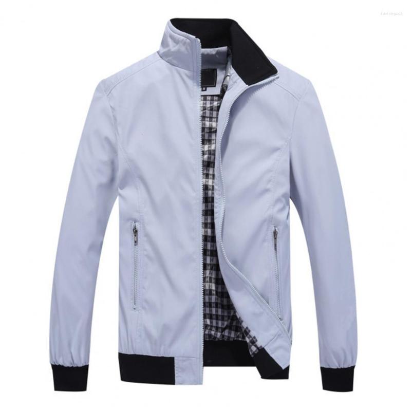 Men's Jackets Bomber For Men Zipper Stand Collar Solid Color Ribbed Cuff Coats Spring Autumn Slim Fit Baseball Male Chaquetas, Black
Men's Jackets Bomber For Men Zipper Stand Collar Solid Color Ribbed Cuff Coats Spring Autumn Slim Fit Baseball Male Chaquetas, Black