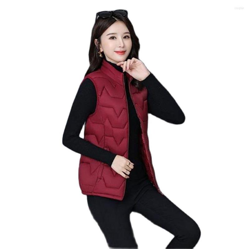 Women's Vests Woman Jacket Vest Autumn Winter Cotton Women's Sleeveless Down Cotton-Padded Coat Chaleco Mujer Warm Spring
Women's Vests Woman Jacket Vest Autumn Winter Cotton Women's Sleeveless Down Cotton-Padded Coat Chaleco Mujer Warm Spring