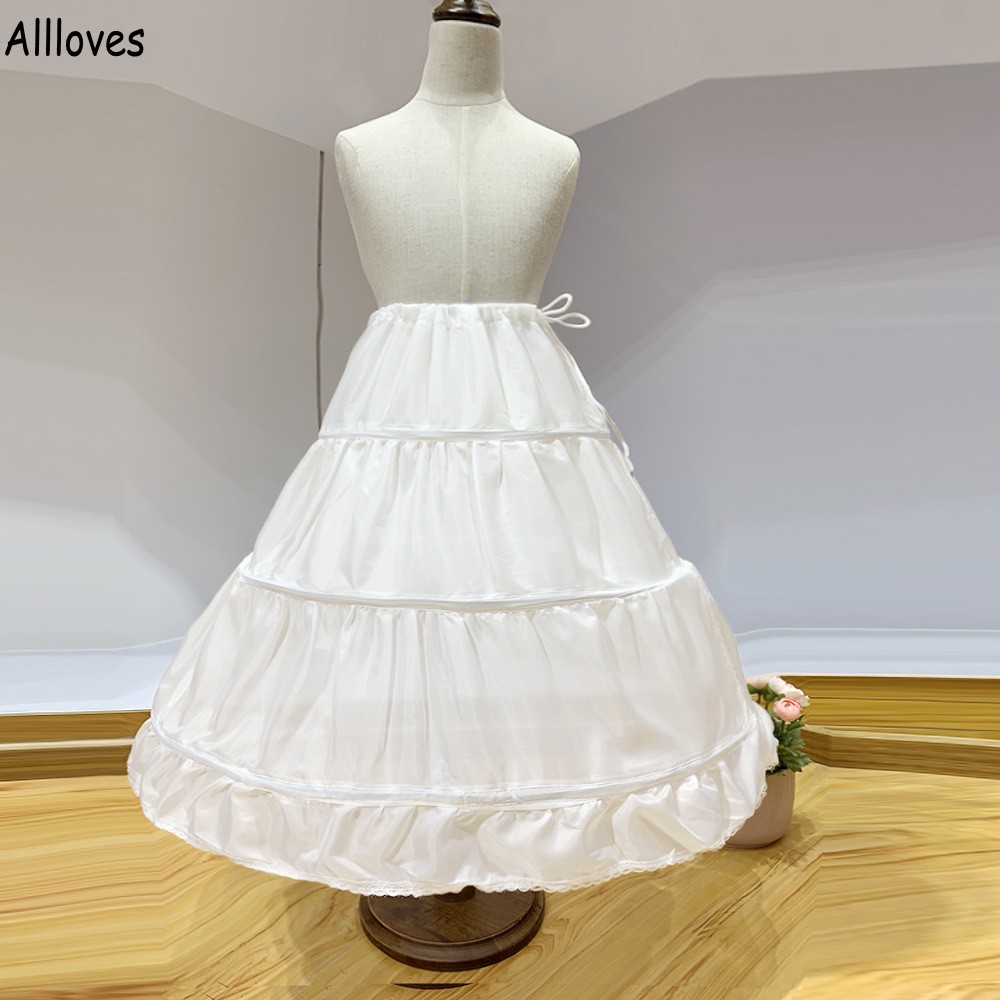 3 Hoops Little Girl Children Petticoats for Ball Gown Dresses White Long Kids Slip Crinoline Flower Girl Dress Formal Underskirts Accessories CL1525
3 Hoops Little Girl Children Petticoats for Ball Gown Dresses White Long Kids Slip Crinoline Flower Girl Dress Formal Underskirts Accessories CL1525