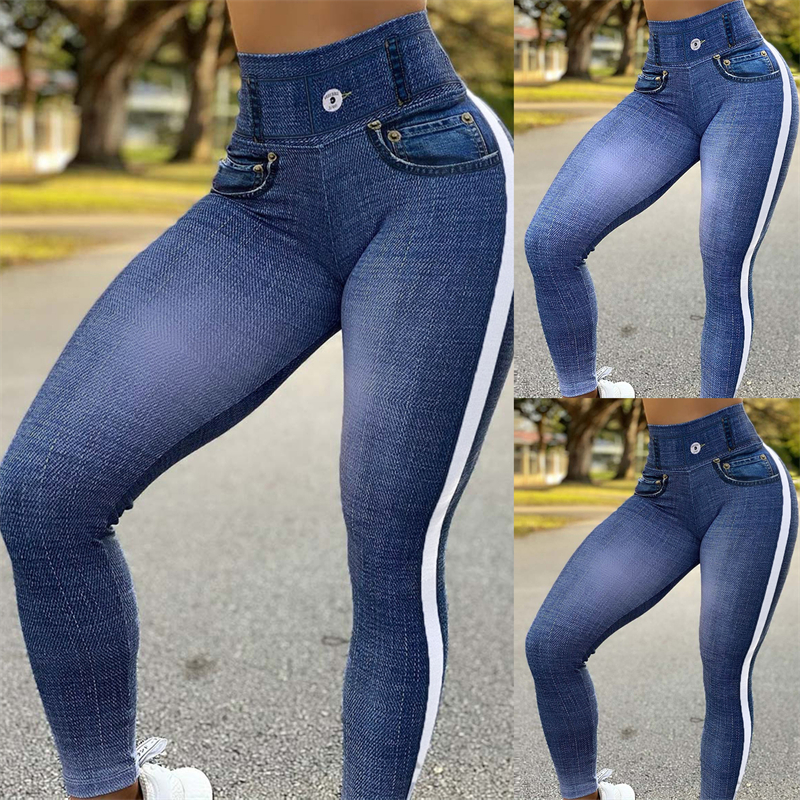 Women's Jeans Autumn Elastic Pencil Trousers High Waist Ladies Tight Clothing Slim Fit Casual Skinny Denim Pants 221201, Deep blue
Women's Jeans Autumn Elastic Pencil Trousers High Waist Ladies Tight Clothing Slim Fit Casual Skinny Denim Pants 221201, Deep blue
