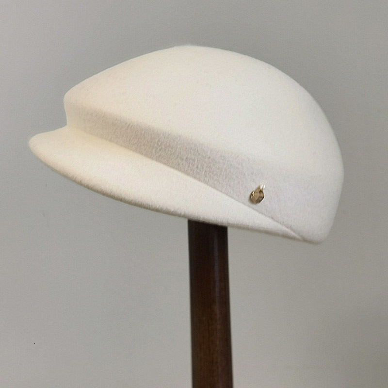 Berets Men Women Seamless Wool Warm Short Brim Winter Hats Flat Ivy Visor sboy Hat Cabbie Cap 221130