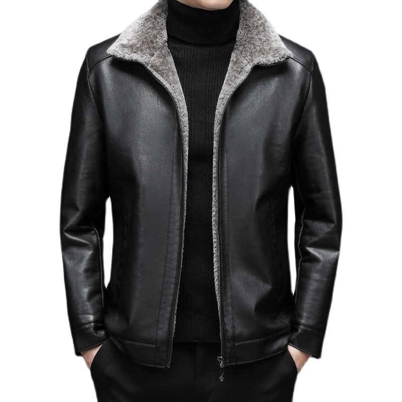 Men's Leather Faux Business Plus Velvet Jacket Simple Lapel Large Size Thickened Work Clothes Blazers Fashionable and Warm Coat 221202, Auburn
Men's Leather Faux Business Plus Velvet Jacket Simple Lapel Large Size Thickened Work Clothes Blazers Fashionable and Warm Coat 221202, Auburn