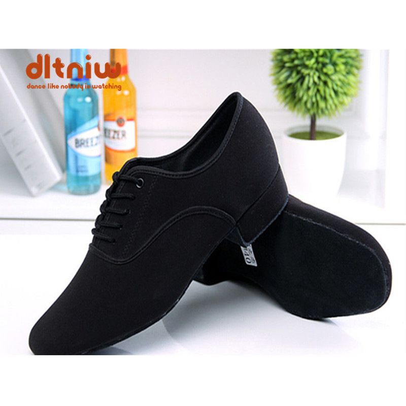 Safety Shoes Men's Modern Jazz Sneaker for men Professional Black Oxford Upper Latin Salsa Shoe Plus Size Low Heel Tango Ballroom Dance Shoes 221