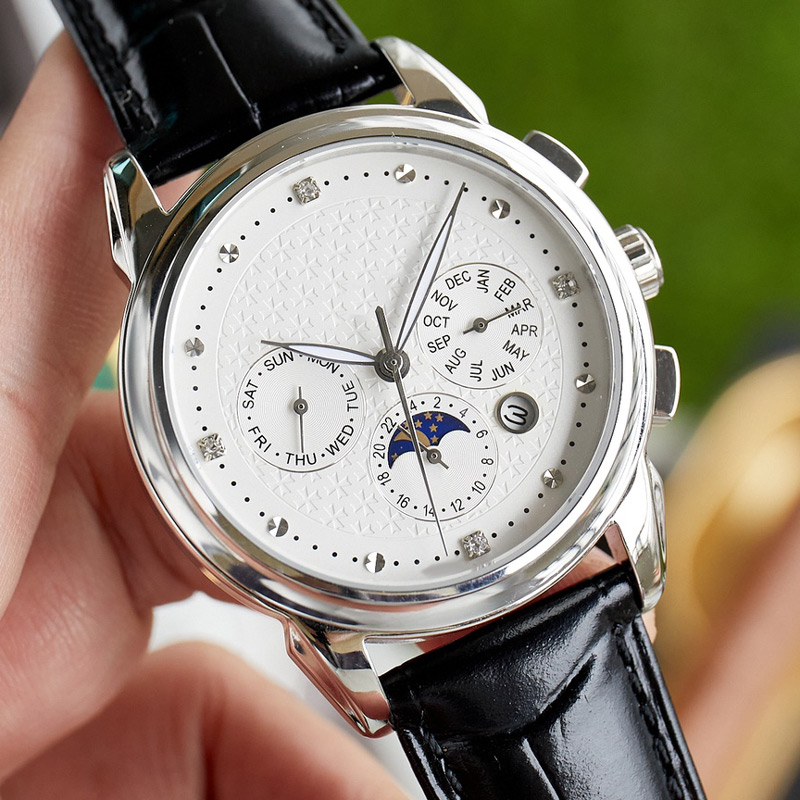 6-pins Watchs Mens Watches Automatic Mechanical Movement Watch 42mm Fashion Business Sapphire Wristwatch Montre De Luxe, Color 2
6-pins Watchs Mens Watches Automatic Mechanical Movement Watch 42mm Fashion Business Sapphire Wristwatch Montre De Luxe, Color 2