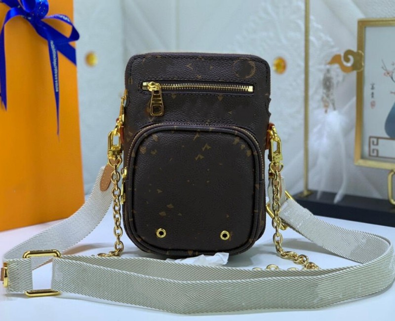 Utility Phone Pocket Women bags Mobile bag Shoulder Chain Cross Body wallet Lady Clutch Purse Designer Luxurys Monograms genuine leather Handbags M80746 M80731, Brown
Utility Phone Pocket Women bags Mobile bag Shoulder Chain Cross Body wallet Lady Clutch Purse Designer Luxurys Monograms genuine leather Handbags M80746 M80731, Brown