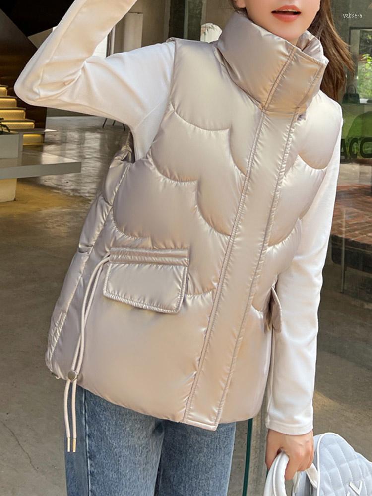 Women's Vests Spring Autumn Women Warm Sleeveless Cotton Coat Casual Female Stand Collar Loose Vest Ladies Waistcoat Outwear, Beige
Women's Vests Spring Autumn Women Warm Sleeveless Cotton Coat Casual Female Stand Collar Loose Vest Ladies Waistcoat Outwear, Beige